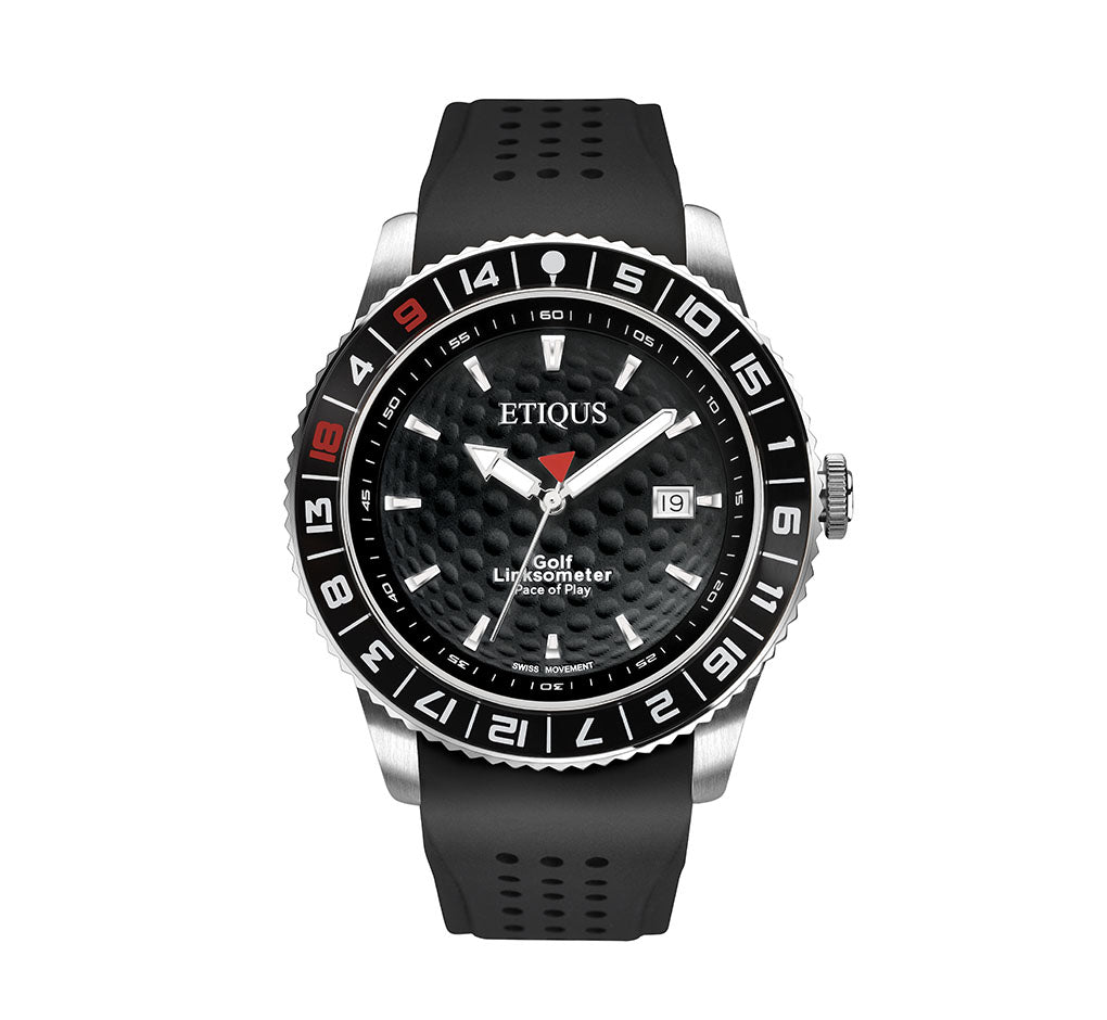 ETIQUS SPORT PRO with Night Black Dial and Black Silicone Strap