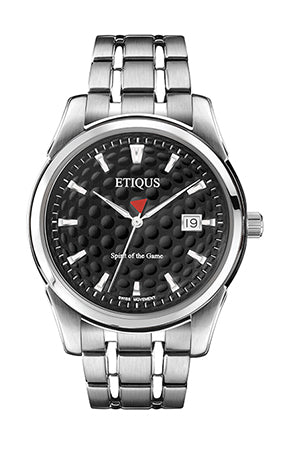 ETIQUS CLASSIC TOUR with Night Black Dial and Stainless Steel Bracelet
