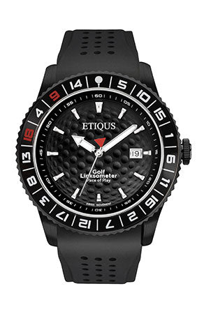ETIQUS SPORT PRO IONIC with Night Black Dial and Black Silicone Strap