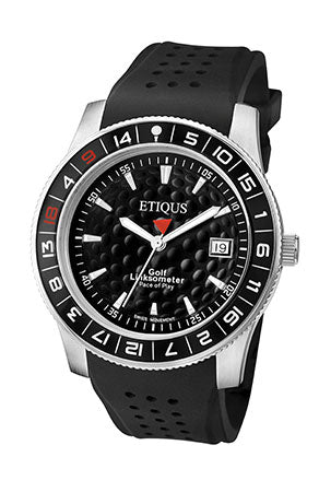 ETIQUS SPORT TOUR with Night Black Dial and Black Silicone Strap
