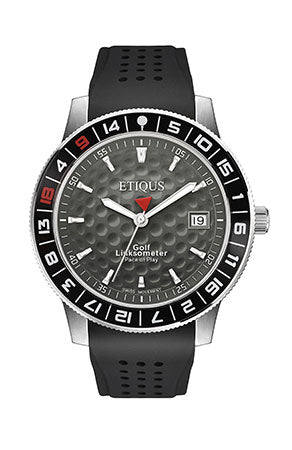 ETIQUS SPORT TOUR with Auld Grey Dial and Black Silicone Strap