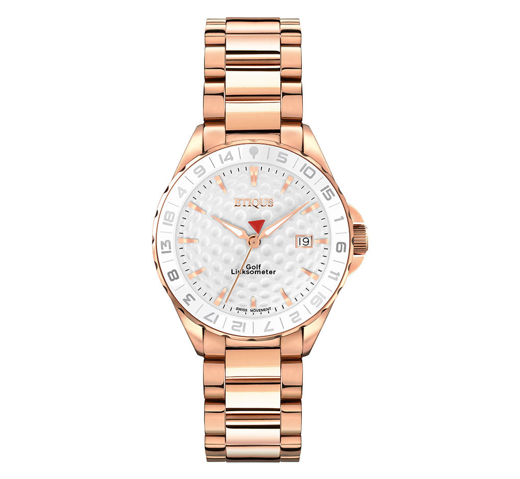 ETIQUS SPORT LADY Rose Gold Plated Stainless Steel