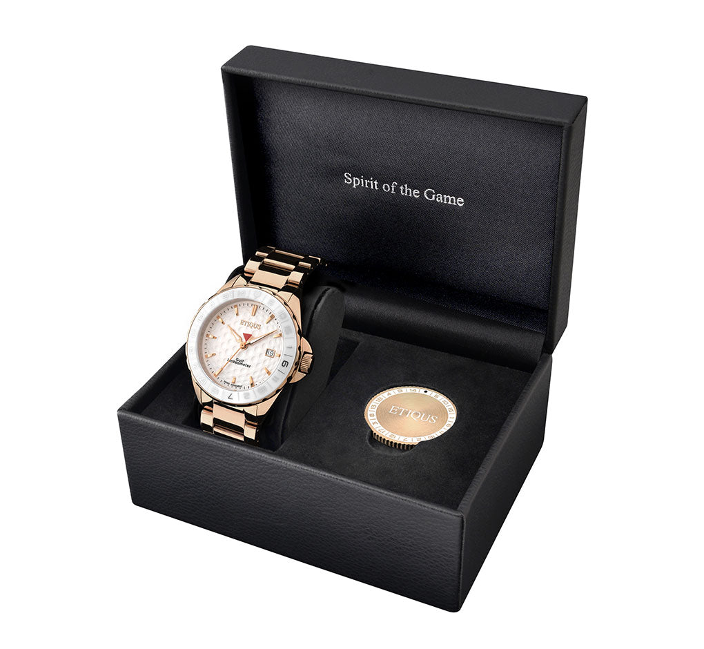 ETIQUS SPORT LADY Rose Gold Plated Stainless Steel